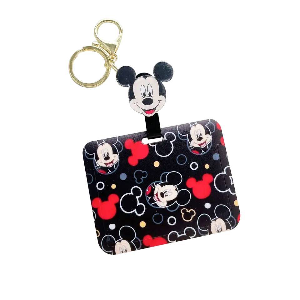 Porta credencial llavero colección Mickey & Minnie