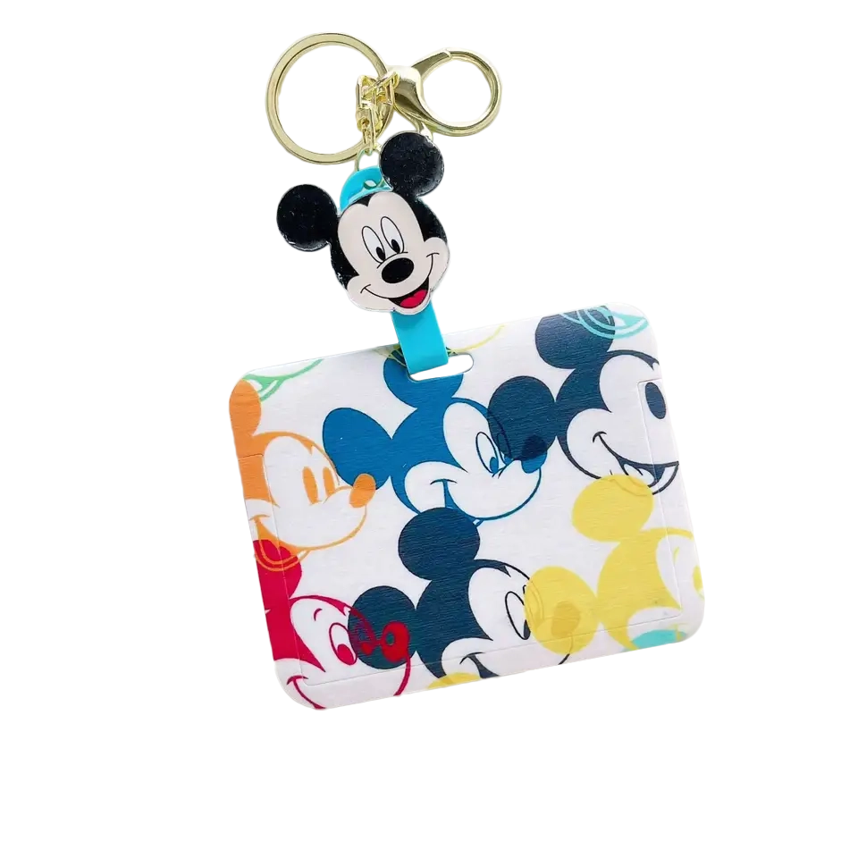 Porta credencial llavero colección Mickey & Minnie